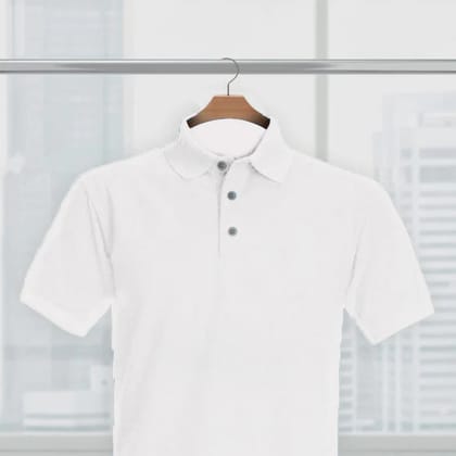 2 T-Shirt Combo Solid Polo T-shirt-XS / White / Navy