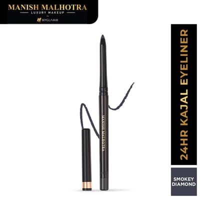 Manish Malhotra 24H Kajal Eyeliner - Smokey Diamond