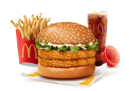 McVeggie Double Patty Burger Combo