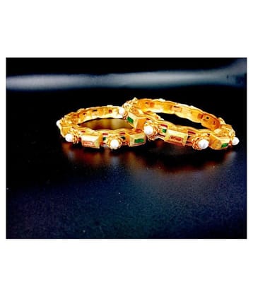 shankhraj mall Traditional Gold Plated Designer Bangles Jewellery For Women / Girls-100347 - None