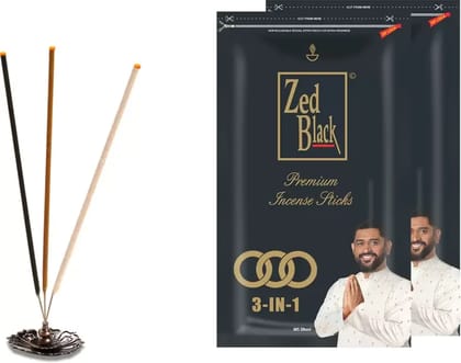Zed Black Premium Pooja agarbatti - pack of 2