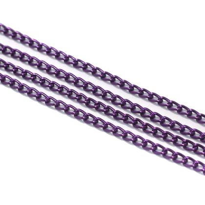 6X3mm Aluminium Curb Chain-5 Mtrs [ Rs 15 / Mtr ]