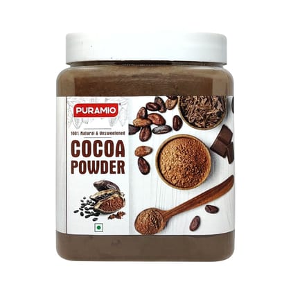 Puramio Cocoa Powder Light (Unsweetened, 500 gm