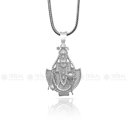 925 sterling silver Lord Krishna/ SAWALIYA ji/ SANWARIYA JI, amazing divine pendant locket tribal jewelry nsp806-ONLY PENDANT