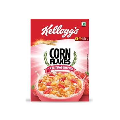 Kelloggs Corn Flakes Real Strawberry Puree 300g