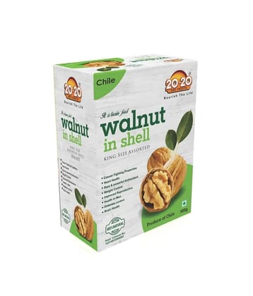 20-20 Dry Fruits Walnuts (Akhrot) 500