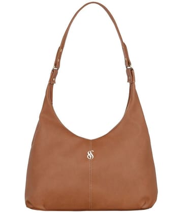 Fostelo Tan PU Shoulder Bag - Tan