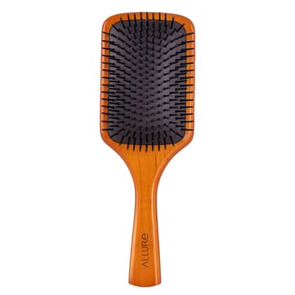 Allure Detangling Paddle Brush Wooden Hair Brush Allure Detangling Paddle Brush Wooden Hair Brush