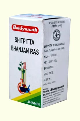 Baidyanath (Jhansi) Shitpitta Bhanjan Ras - 10gm