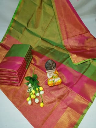 Elegant Uppada Pattu Tissue Saree