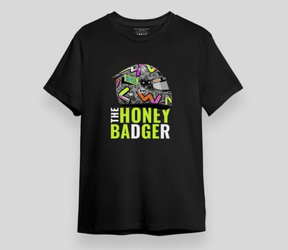 Honey Badger Ric T-SHIRT-Small / Black