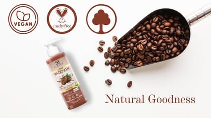 RKG SIRIUS COFFEE FACEWASH FOR ENERGIZED AND GLOWING SKIN | INSTANT GLOW REVIVE DULL SKIN | REMOVES DED SKIN | GLOWING & BRIGHTEN FACE WASH  (210 ML)