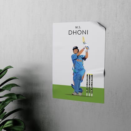 MS Dhoni 2011-A3 ( 12 X 18 inches ) / MATTE POSTER