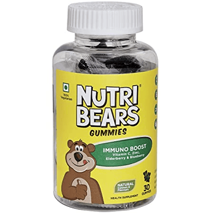 Nutribears Immuno Boost Gummies For Kids And Adults, 30 Pcs