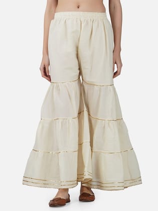 Women Flared Ethnic Palazzos
