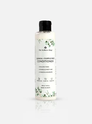 QUINOA AND PURPLE RICE CONDITIONER FOR DAMAGE CONTROL & NOURISHMENT (NO PARABEN, NO SULPHATE)-200ml