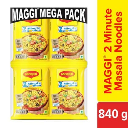 Maggi 2, Min Masala Instant Noodles, With Goodness Of Iron, 70 G (Pack Of 12)