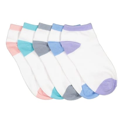 Denzcart Girls 5 Pack Low Cut Socks - 5 pair  by Ruhi Fashion India