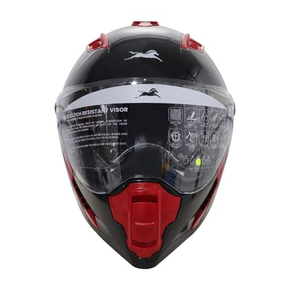 TVS Racing Raider FF RB Helmet Red L