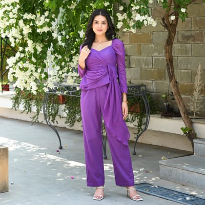 Twilight Purple Co-ord Set-XS