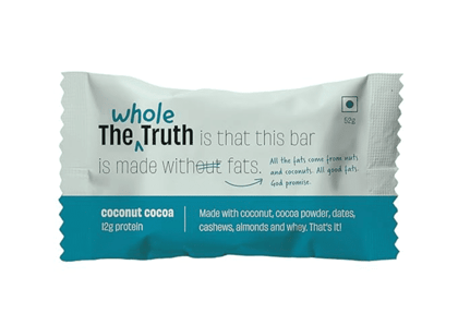 The Whole Truth - Protein Bars - Coconut Cocoa | No Added Sugar | 12g Protein