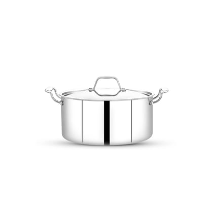 Maxima Triply Stainless Steel SaucePot 26cm, 6.9L - Superior Heat Conductivity, Versatile Sizes, and Durability for Perfectly Even Cooking - Ideal for Induction Stovetops