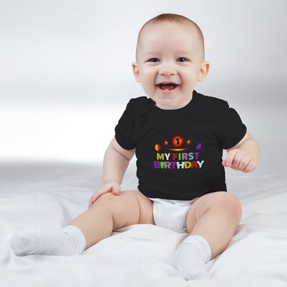 T- Shirt for First Birthday Boy or Girl-1-2 YEARS