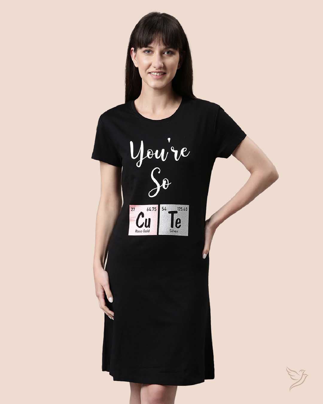 Lounge Wear Long Tee - Black-XS / LT0013 - Black