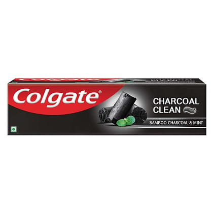 Colgate Charcoal Clean Toothpaste, Black Gel Paste, Bamboo Charcoal And Wintergreen Mint For Clean Mouth, 120 G(Savers Retail)