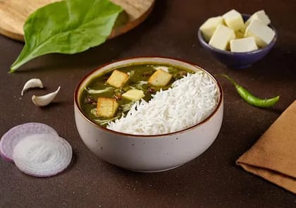 Palak Paneer Rice Bowl