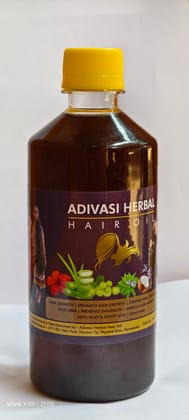 Adivasi Herbal Hair Oil🌿-🍃500ML (3 Months Course For Long and Strong Hair)