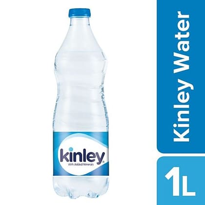 Kinley Drinking Water With Added Minerals, 1 L Pet Bottle