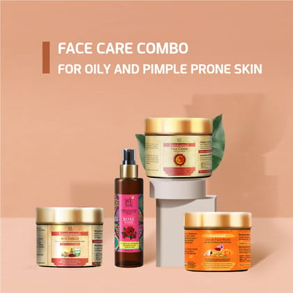 Face Care Combo Pack for Oily and Pimple Prone Skin-in