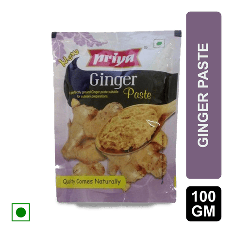 Priya Ginger Paste, 100 gm Pack