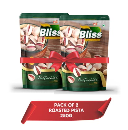 Brill (Bliss) Pistachios Roasted & Salted (250g x 2pkts) 500g