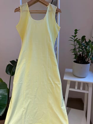 Cotton Inner - Light Yellow-Lilac / cotton / S