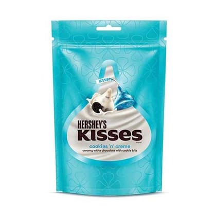 Hersheys Kisses White Chocolates - Cookies & Creme, 100.8 G