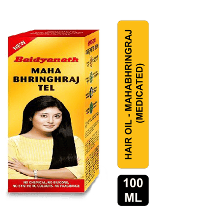 Baidyanath Mahabhringraj Hair Oil, 100 ml Bottle