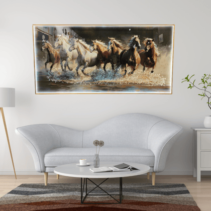 Luxury LED Wall Painting Style 20-H: 24 | L: 48 (Inch)