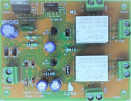 Speaker Protection Board Dual Channel using 12v Relay - Assembled Board  by MYPCB