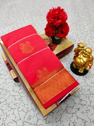 Elegant Cotton Sarees with Intricate Designs