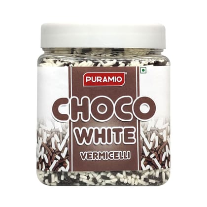 Puramio Choco White Vermicelli, 300 gm