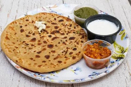 Olive Oil Gobi Paratha