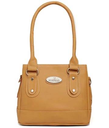 Fostelo Yellow PU Shoulder Bag - Yellow