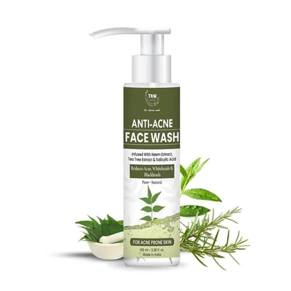 Anti-Acne Face Wash for Acne & Blemishes 100ml