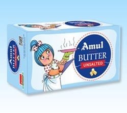 AMUL BUTTER UNSALTED WHITE BUTTER 500 G