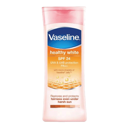 Vaseline Sunscreen Lotion Healthy White Sun & Pollution Protect SPF 24 100ml