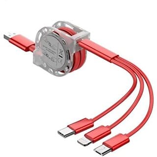 Wox  - Red 3A Multi Pin Cable 1 Meter
