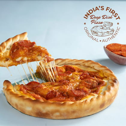 Chicago Deep Dish Pizza - Pepperoni Pizza