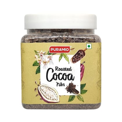Puramio Roasted Cocoa Nibs, 350 gm